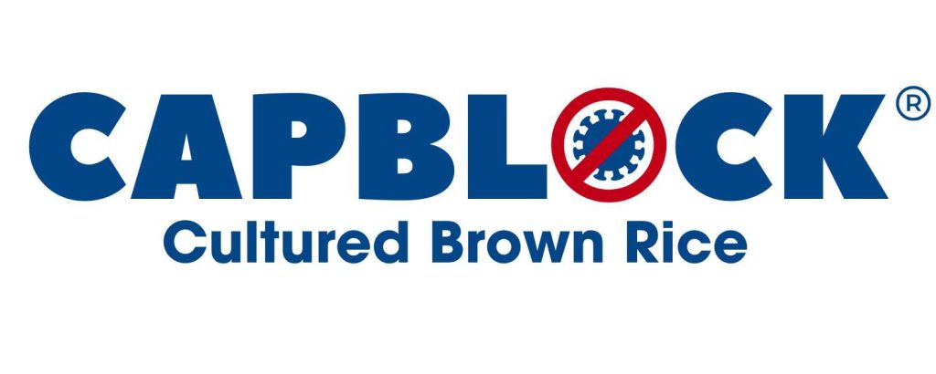 CAPBLOCK CULTURED BROWN RICE LOGO