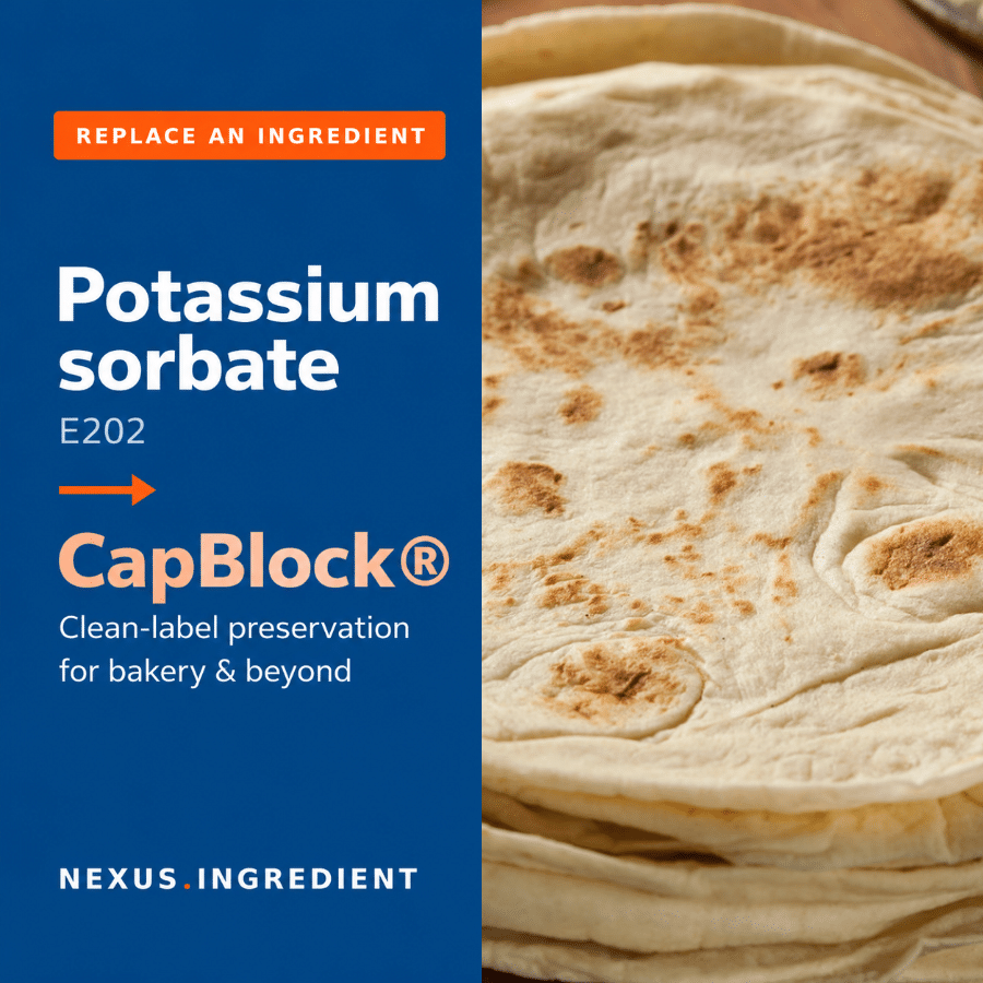 Replacing Potassium Sorbate (E202): Clean-Label Preservation with CapBlock®